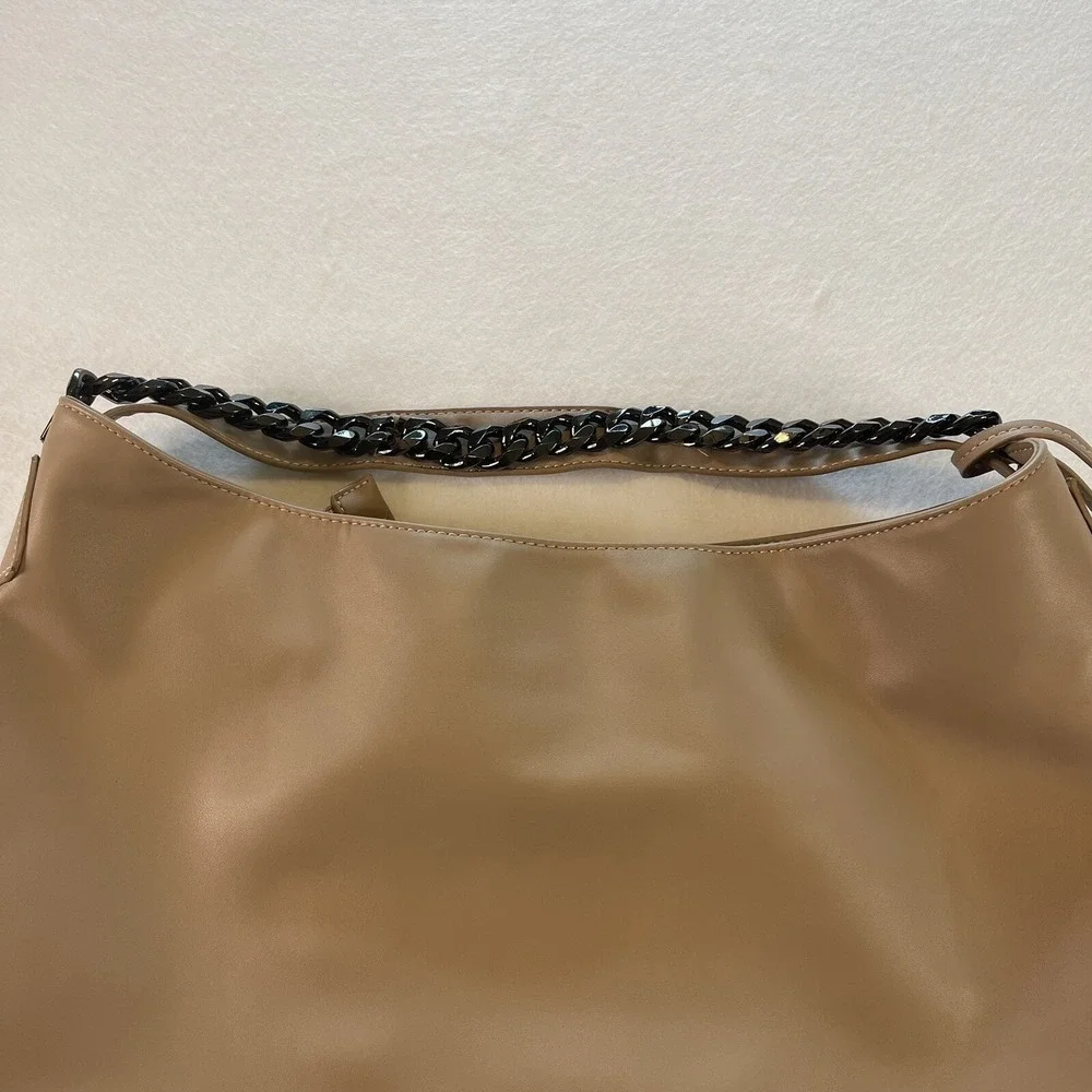 Urban Expressions Light Tan Tote Satchel Hobo Bag With Wallet Chain Strap Macy's